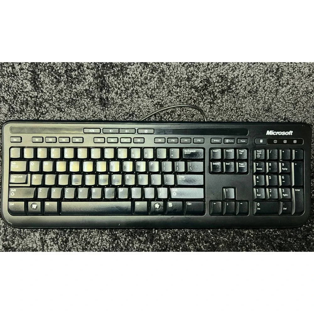 Microsoft Wired Keyboard‎ 6000 - Model 1366 - Tested Works